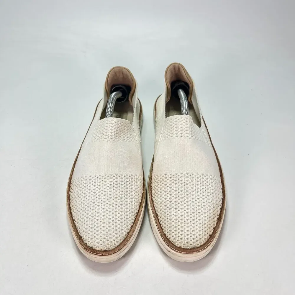 UGG Sammy White Casual Comfort Low Top Slip On Sneakers Shoes Women's Size 8